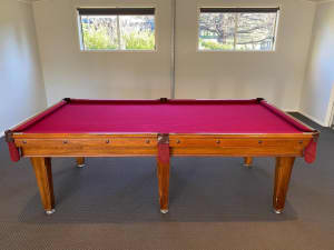 Pool/Snooker/Billiard Table, Fully Restored