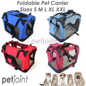 Medium Red Pet Portable Dog Cat Car Soft Carrier Travel Kennel