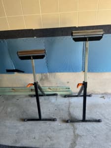 two roller stands as new.