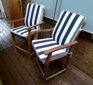 Outdoor Bar Chairs - High Timber Good Living Global Chairs (set of 2)