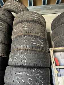 Second hand 265/70R16 all terrain tyres