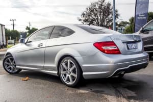 2014 Mercedes-Benz C-Class C204 MY14 C250 7G-Tronic + Silver 7 Speed Sports Automatic Coupe