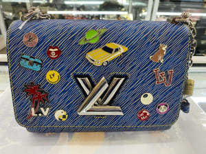 Louis Vuitton Twist Chain Wallet Limited Edition Pin Embellished