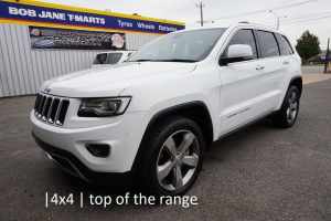 2013 Jeep Grand Cherokee WK MY2014 Limited White 8 Speed Sports Automatic Wagon