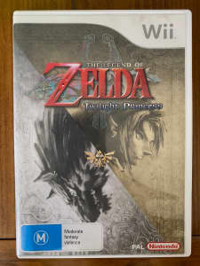 The Legend of Zelda: Twilight Princess (Nintendo Wii, 2006) with Book