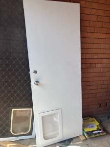 Free Back door with dog door