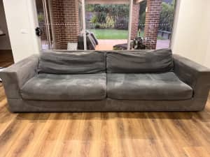 Large, extra deep 4 seater sofa