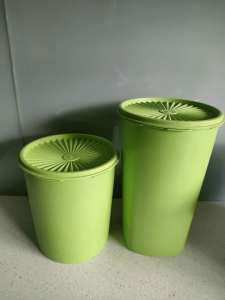 Vintage / Retro Tupperware container set of two