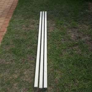 colorbond fence gate post classic cream 50mm x 2.4m