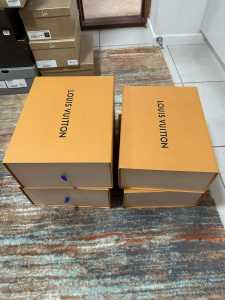 Louis Vuitton Shoe Boxes