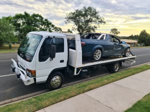 Tilt tray towing and free scrap car removal based in Wyreema/Toowoomba