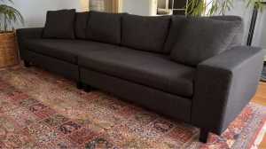 Sofa - Dark Grey 4 Seater