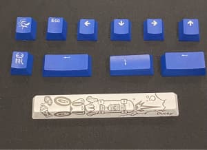 Year Of The Rat Spacebar and Extra Keycaps for Ducky One 2 Mini