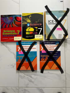 Year 7 assorted textbooks