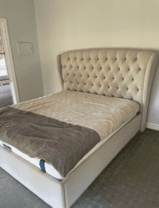 King sized bed frame - mattress included