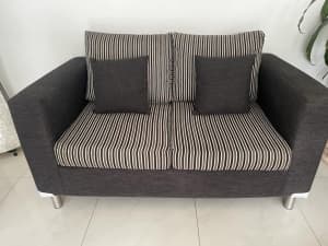 2 seater sofa with 3 seater chaise sofa