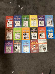 Diary of a Wimpy Kid book set