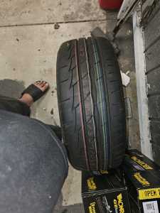 Brand new tyre and rim 