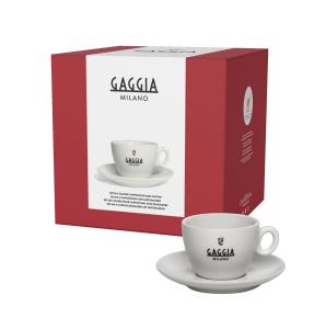 GAGGIA Cappuccino Coffee Cups - 4 cups and saucers BRAND NEW UNOPENED