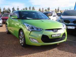 2012 Hyundai Veloster FS2 Coupe D-CT Green 6 Speed Sports Automatic Dual Clutch Hatchback