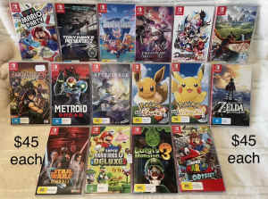 Nintendo switch / consoles / games / accessories - prices are firm