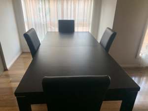 12 seater solid wood dining room table