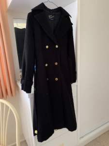 Wool Full length Black Coat