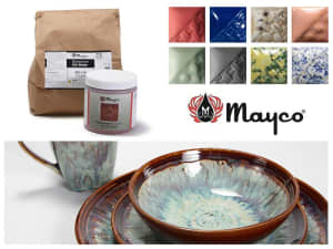 Mayco Stoneware Glaze Hobby Ceramic and Pottery Supplies FROM