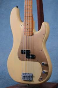 Squier 40th Anniversary Precision Bass - Satin Vintage Blonde