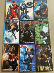 Complete Set Marvel Avengers Timezone Coin Pusher Cards