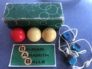 Vintage Pool, snooker, Billiard balls