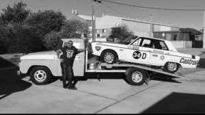 1971 Dodge AT4 353 truck with car carrier body