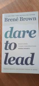 Dare to Lead by Brene Brown Paperback as new