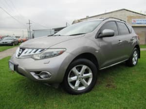 2009 Nissan Murano Z51 TI Gold 6 Speed Constant Variable Wagon