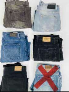 Jeans Denim Jeans West, Just Jeans, Chaps Denim Jeans Bundle Men W38