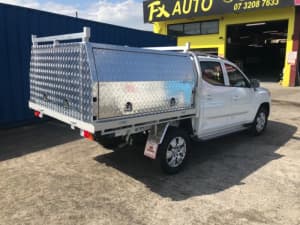 Ute canopy checker plate or flat alloy 3 door