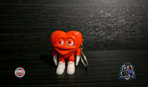 Herbert the Heart flexi keyring Valentines Day Special someone 