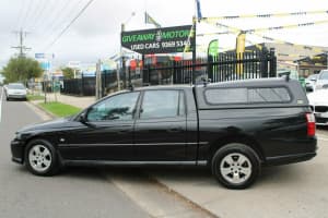 2006 Holden Crewman VZ MY06 Upgrade S Black 4 Speed Automatic Crew Cab Utility