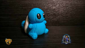 Pokémon Figure Squirtle knitted effect unique limited number 