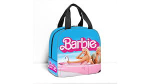 Barbie designed Bag Portable and Reusable Lunch Bag for School
