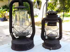 Vintage lanterns available 