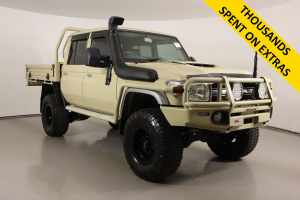 2020 Toyota Landcruiser 70 Series VDJ79R GXL Beige 5 Speed Manual Double Cab Chassis