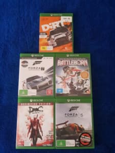 Xbox games barely used very good condition