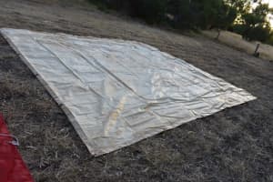 LARGE heavy duty White Tarp 16 x 18ft FREE Delivery PERTH 