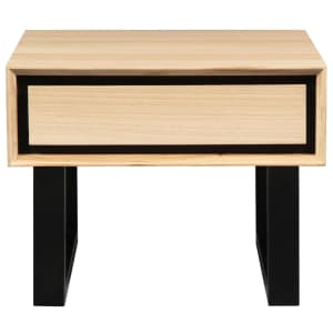 Aconite Lamp Side Sofa End Table 60cm Solid Messmate Timber Wood ...