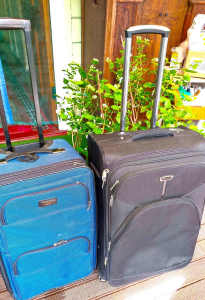 Travel Luggage 4 Wheels Expandable Heavy Duty Fabric