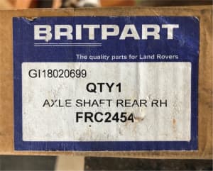 Land Rover rear RH axle shaft to suit Defender 110/130 models