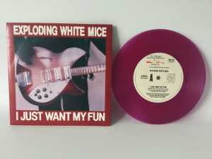 (5) EXPLODING WHITE MICE I Just Want My Fun PURPLE VINYL NOW $5