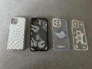 Assorted phone cases
