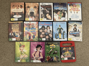 Random collection of various DVD movies, good condition